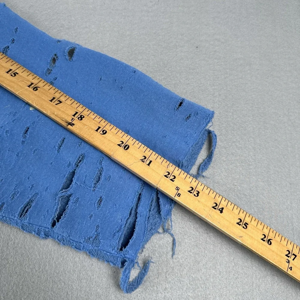 Vintage 90s Abercrombie Fitch Sweatshirt 2XL‎ Blue Distressed Thrashed Crew Neck